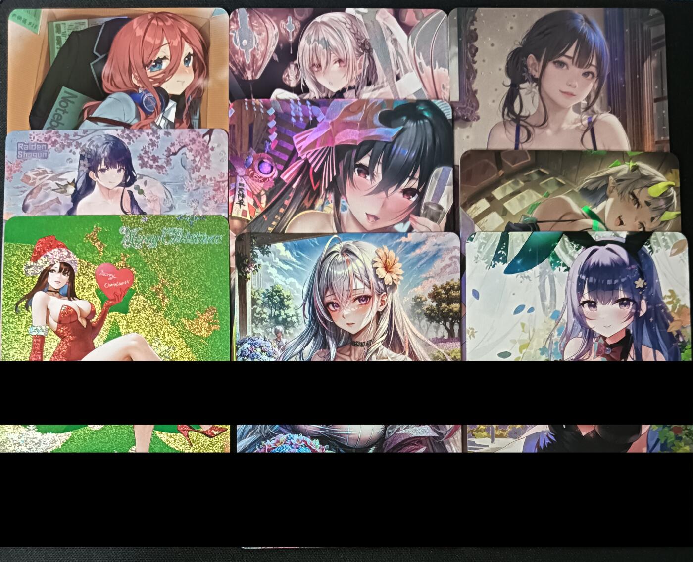 花开卡拍第45期（11月2号周日截拍，品控勿拍!!!拍品不寄存，运费5元，自制卡难免瑕疵，可能存在轻微撞角爆边等出厂瑕疵，品控介意勿拍！）