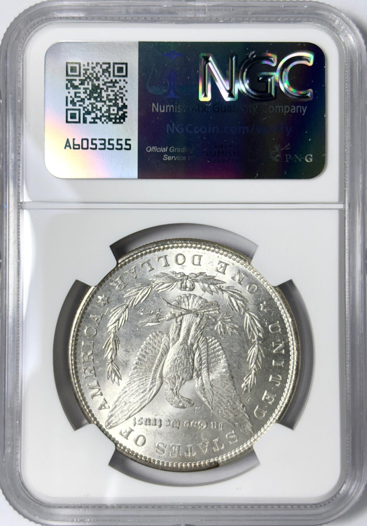 【雨安】【世界币章112-113期】周五/周六 两场连拍 2025-11-01 周六 19:30 保真 8秒倒数自动落锤 高效拍卖 [评级美洲] USA 美国 1美元 (1878-1921) 摩根 1899年 NGC-MS63