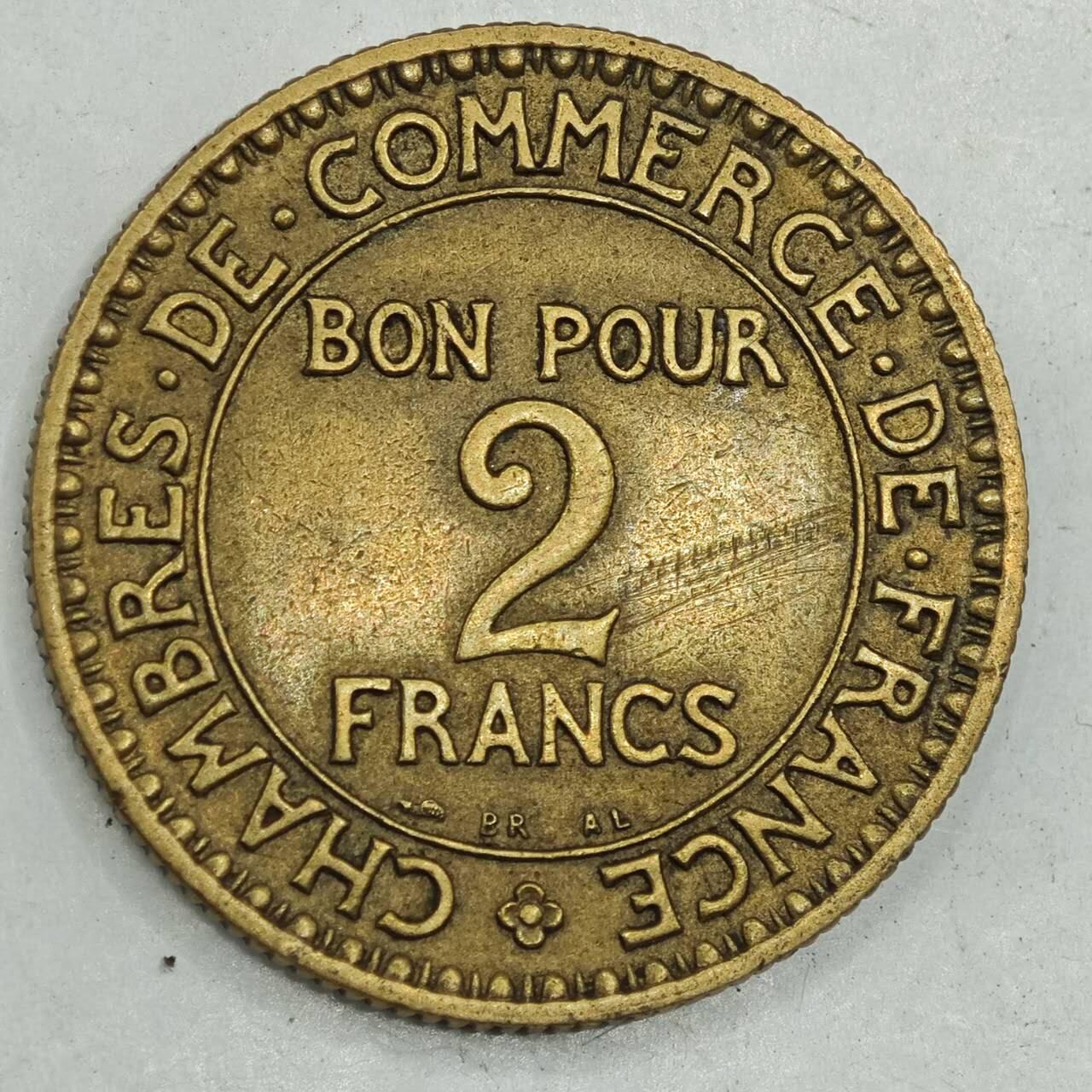 【淘币小摊】限时拍第七百八十四拍  老铜币场  满百包邮可预留两周  周一统一发货  法国1923年2法郎铜币