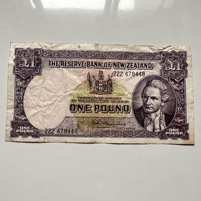 🌹外币初藏🌹🐯2025年第122场  每周二四六晚8️⃣点 接代拍 - 新西兰1940版1镑