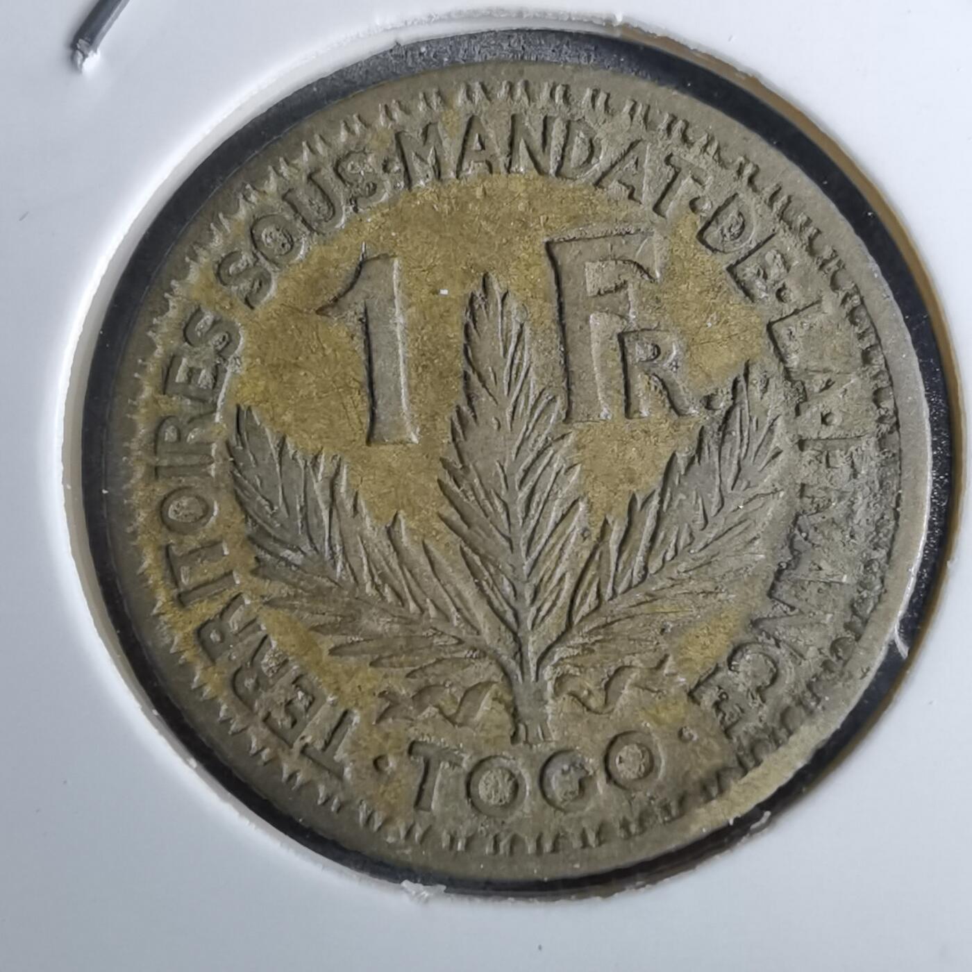 沼泽如烟--第886场 多哥1924年1法郎