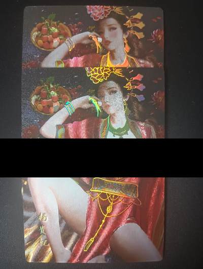 花开卡拍第45期（11月2号周日截拍，品控勿拍!!!拍品不寄存，运费5元，自制卡难免瑕疵，可能存在轻微撞角爆边等出厂瑕疵，品控介意勿拍！） - 星宿卡牌 媚玄鉴 杨贵妃冷烫全粗2张