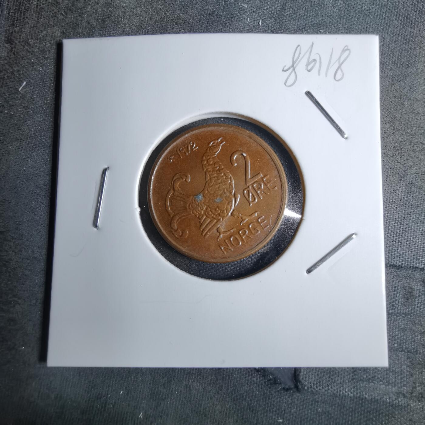 沼泽如烟--第886场 挪威1972年2欧尔