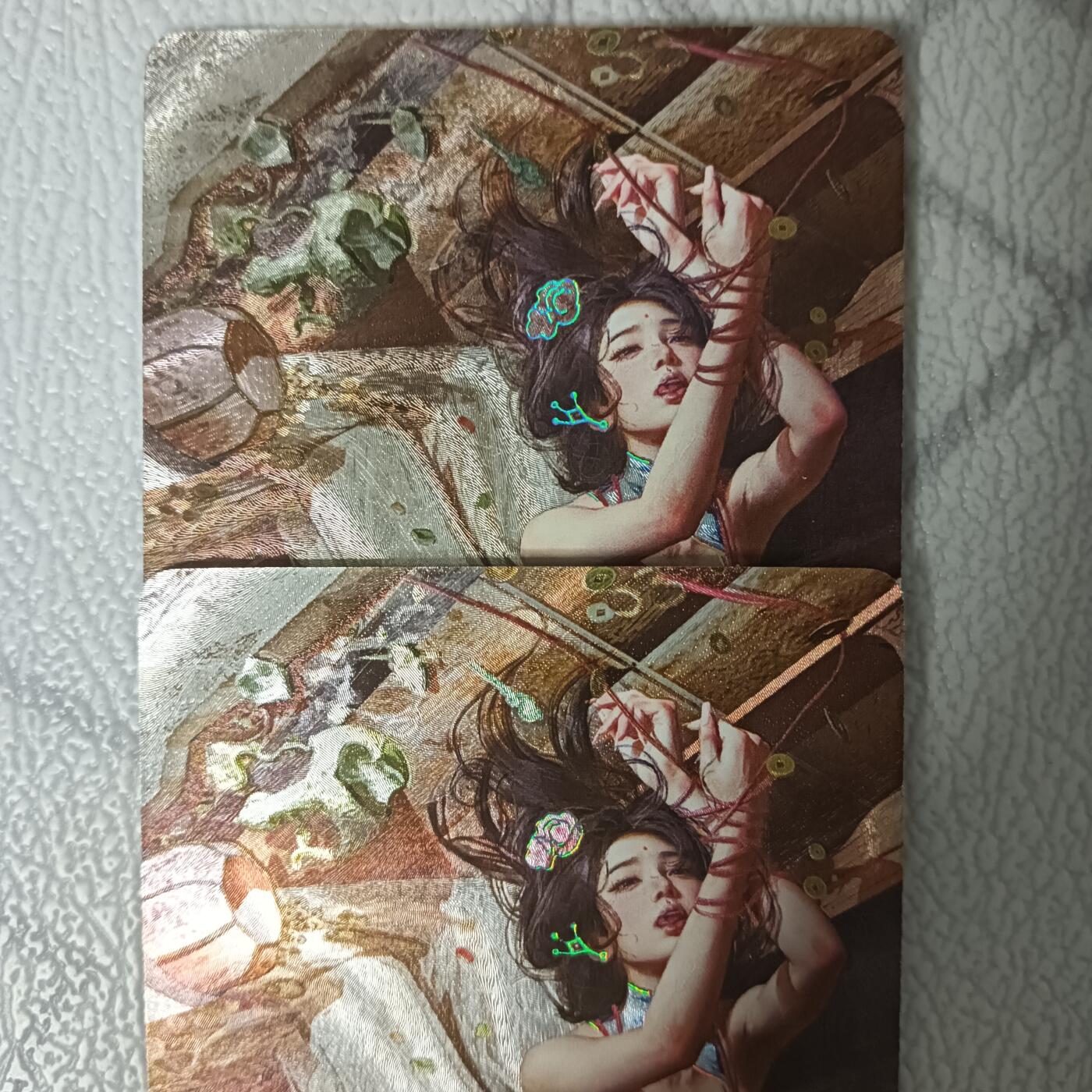 花开卡拍第45期（11月2号周日截拍，品控勿拍!!!拍品不寄存，运费5元，自制卡难免瑕疵，可能存在轻微撞角爆边等出厂瑕疵，品控介意勿拍！）