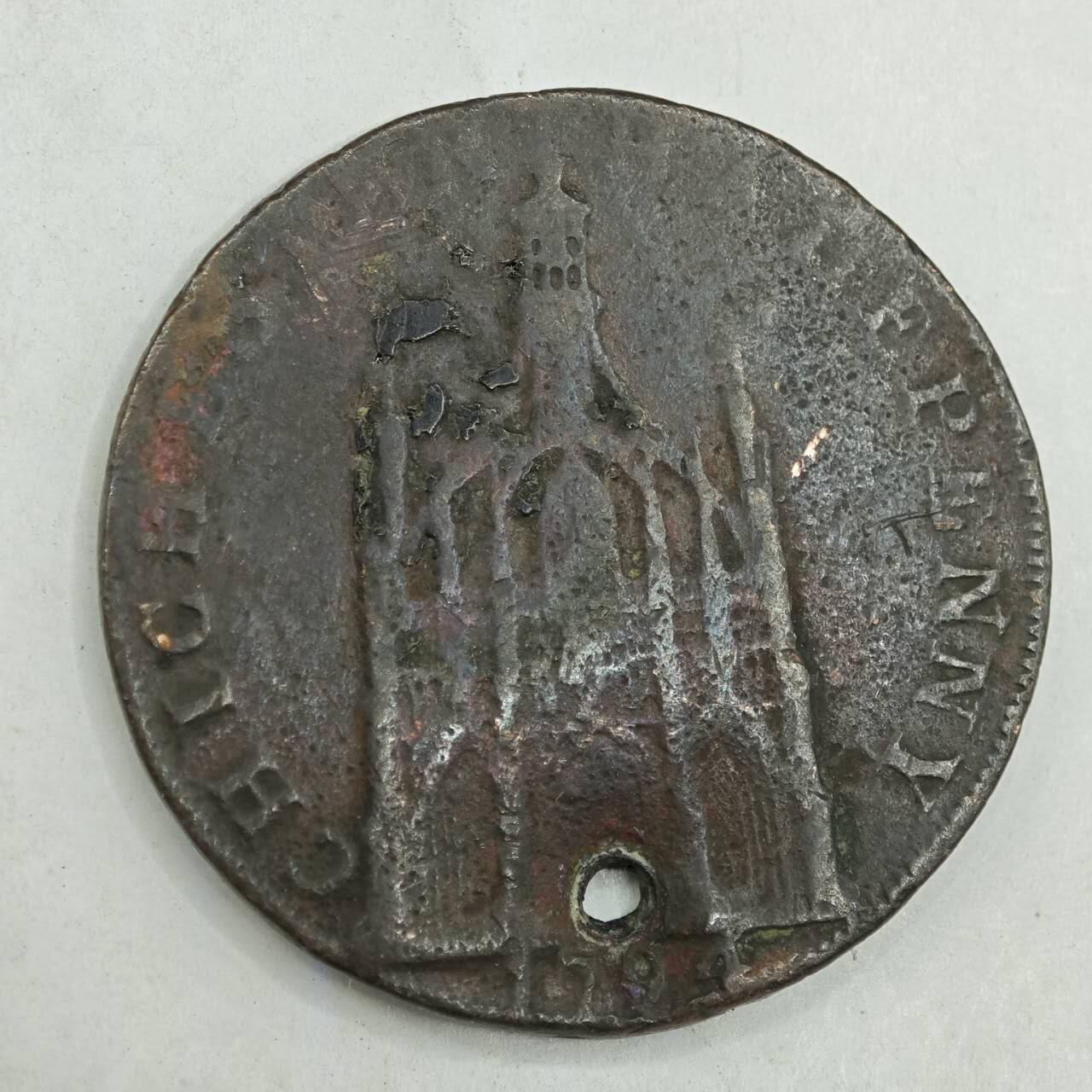 【淘币小摊】限时拍第七百八十四拍  老铜币场  满百包邮可预留两周  周一统一发货  英国半便士铜币代币