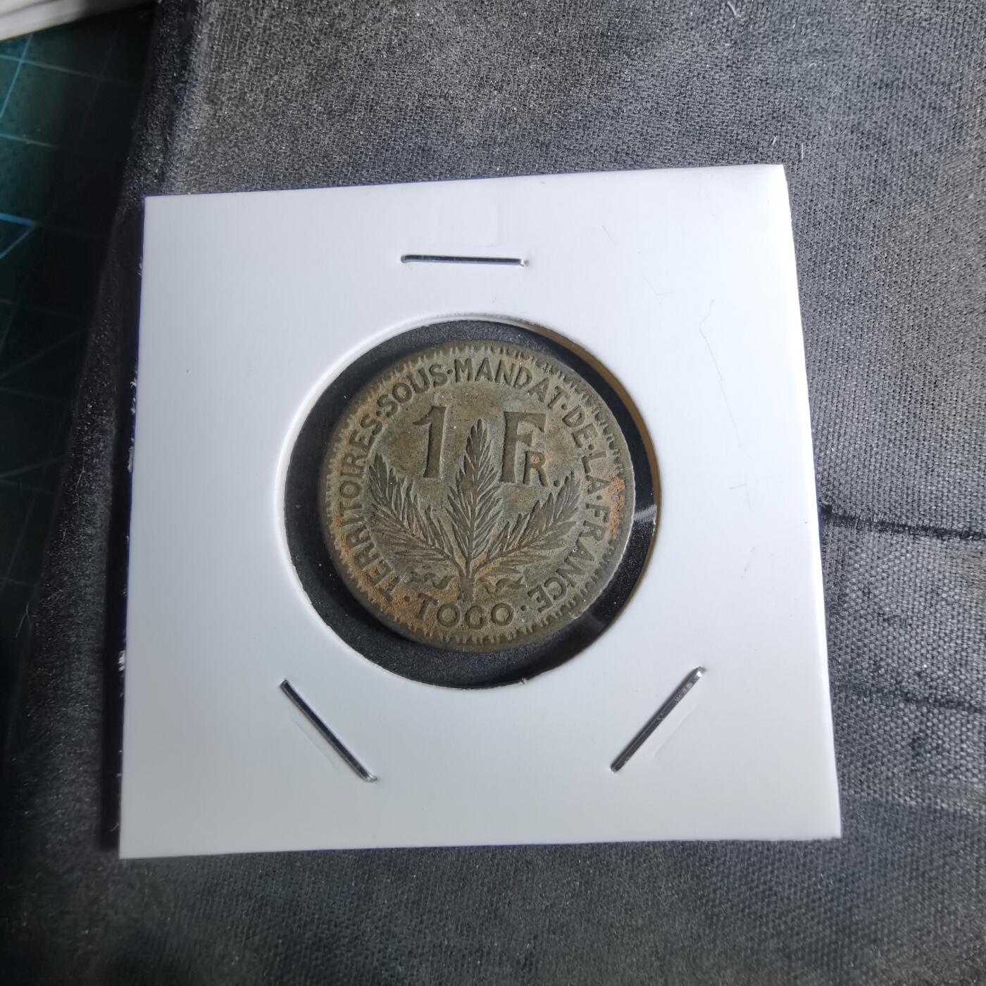 沼泽如烟--第886场 多哥1925年1法郎