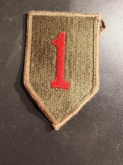 老王徽章第160期 - 美国陆军第1步兵师臂章