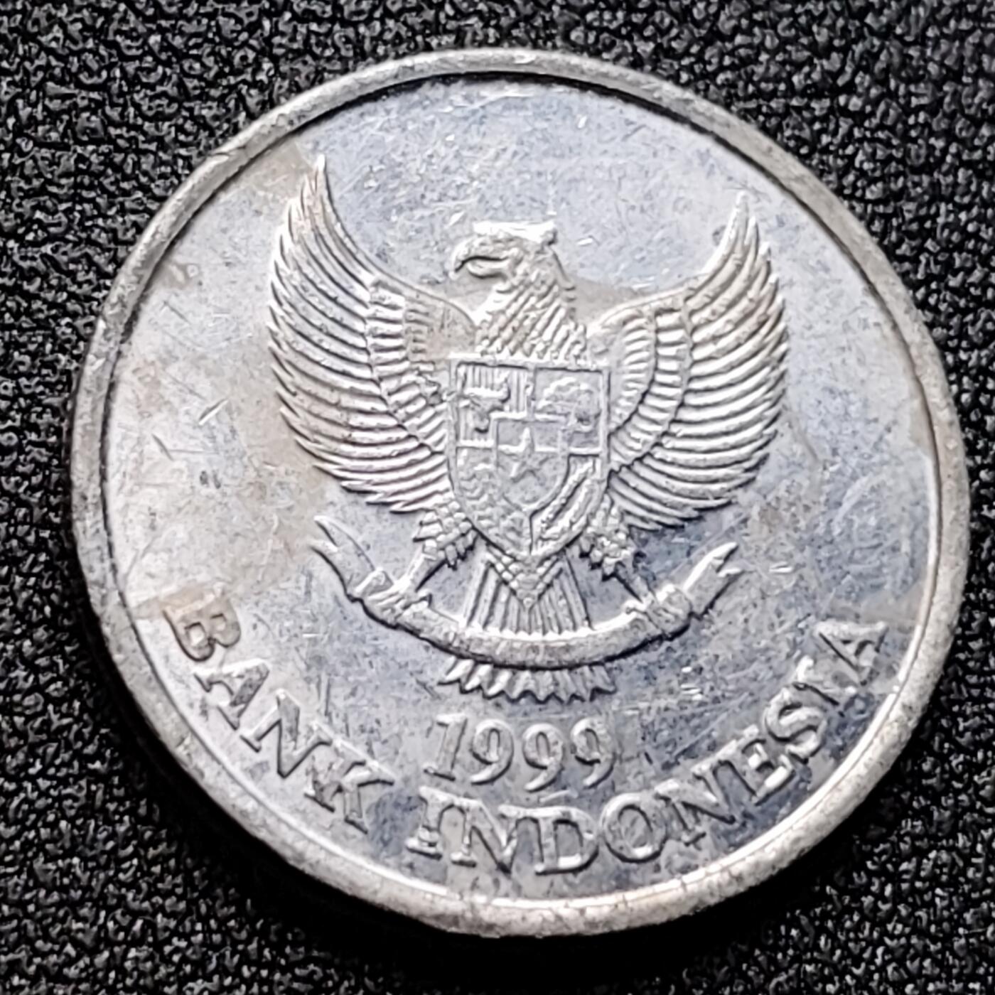 泉币菌-第121场-精品福利场 卡卡图鸟 印度尼西亚 100卢比 铝币 23mm1.79g 展翅鹰