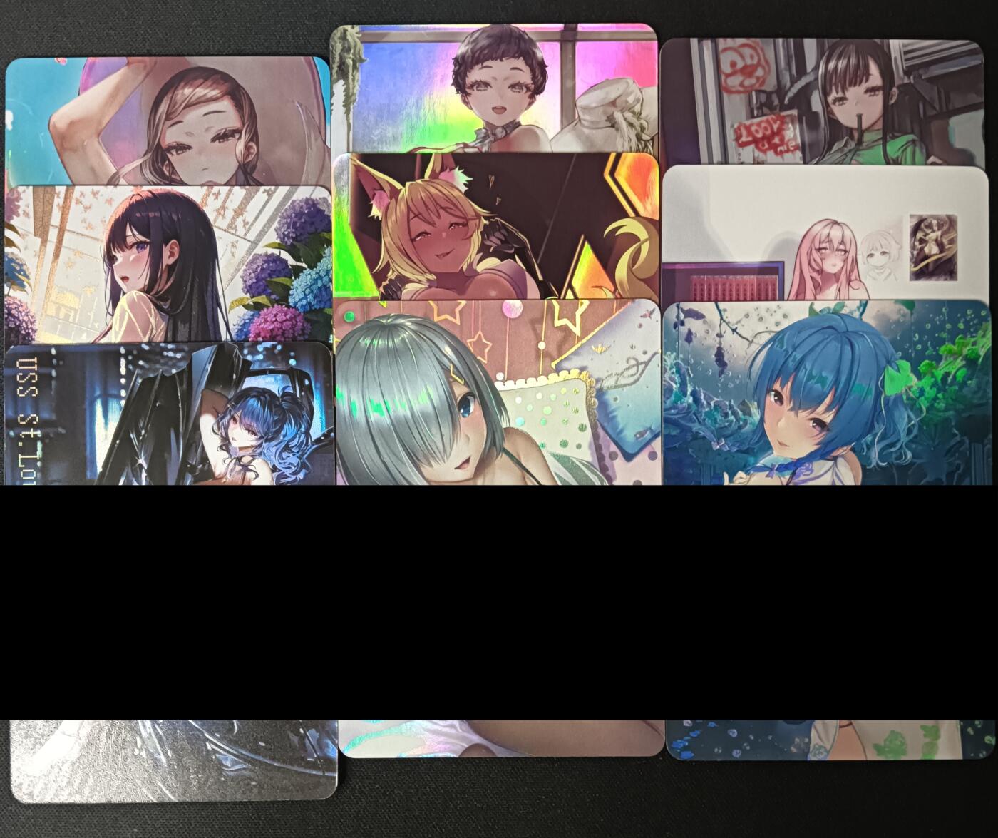 花开卡拍第45期（11月2号周日截拍，品控勿拍!!!拍品不寄存，运费5元，自制卡难免瑕疵，可能存在轻微撞角爆边等出厂瑕疵，品控介意勿拍！）