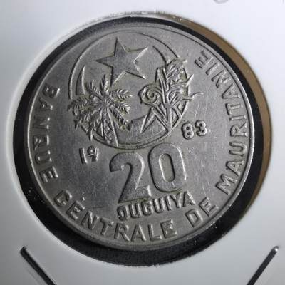 沼泽如烟--第888场 - 毛里塔尼亚1983年20乌吉亚