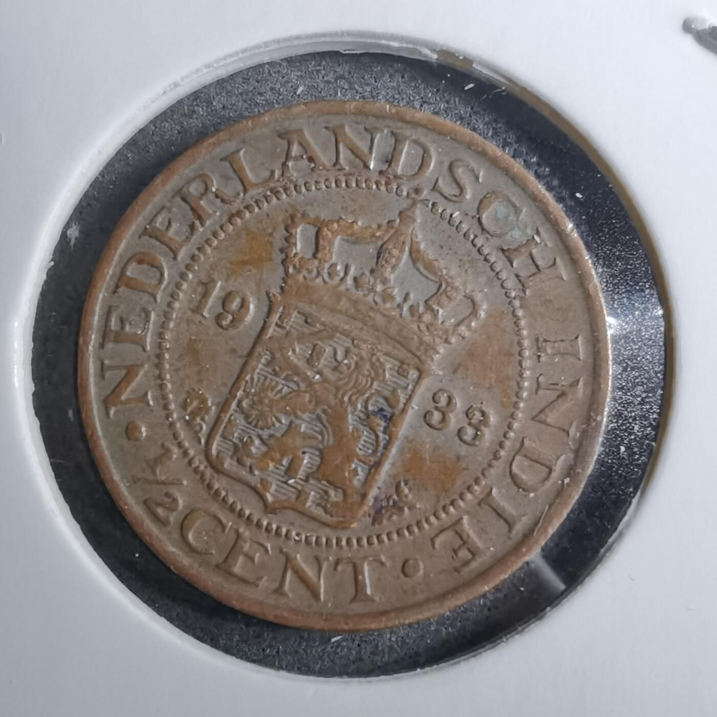 沼泽如烟--第888场 荷属东印度1933年半分