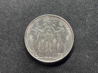 邮泉阁限时拍卖第三十四场 圣马力诺、梵蒂冈、意大利硬币专场（硬币在国外。请付邮费6元。） - 教宗保禄六世1968年50里拉