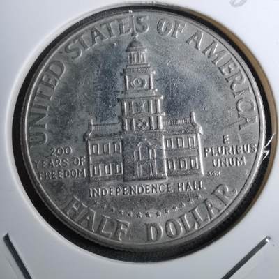 沼泽如烟--第888场 - 美国1976年半美元纪念币