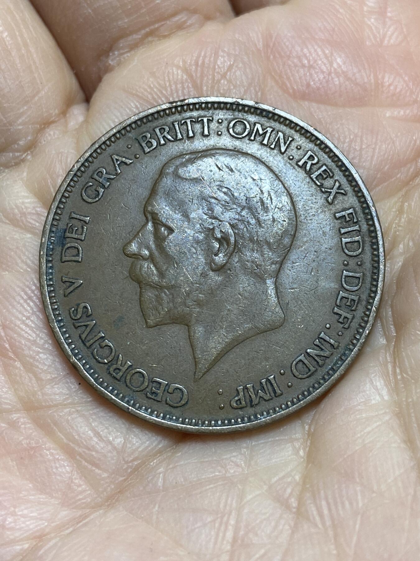 2025年第一百二十一场(总第一百四十七场）外国好品散币(免佣金) 英国🇬🇧1936年1便士(乔治五世逝世年，第三版关门年)