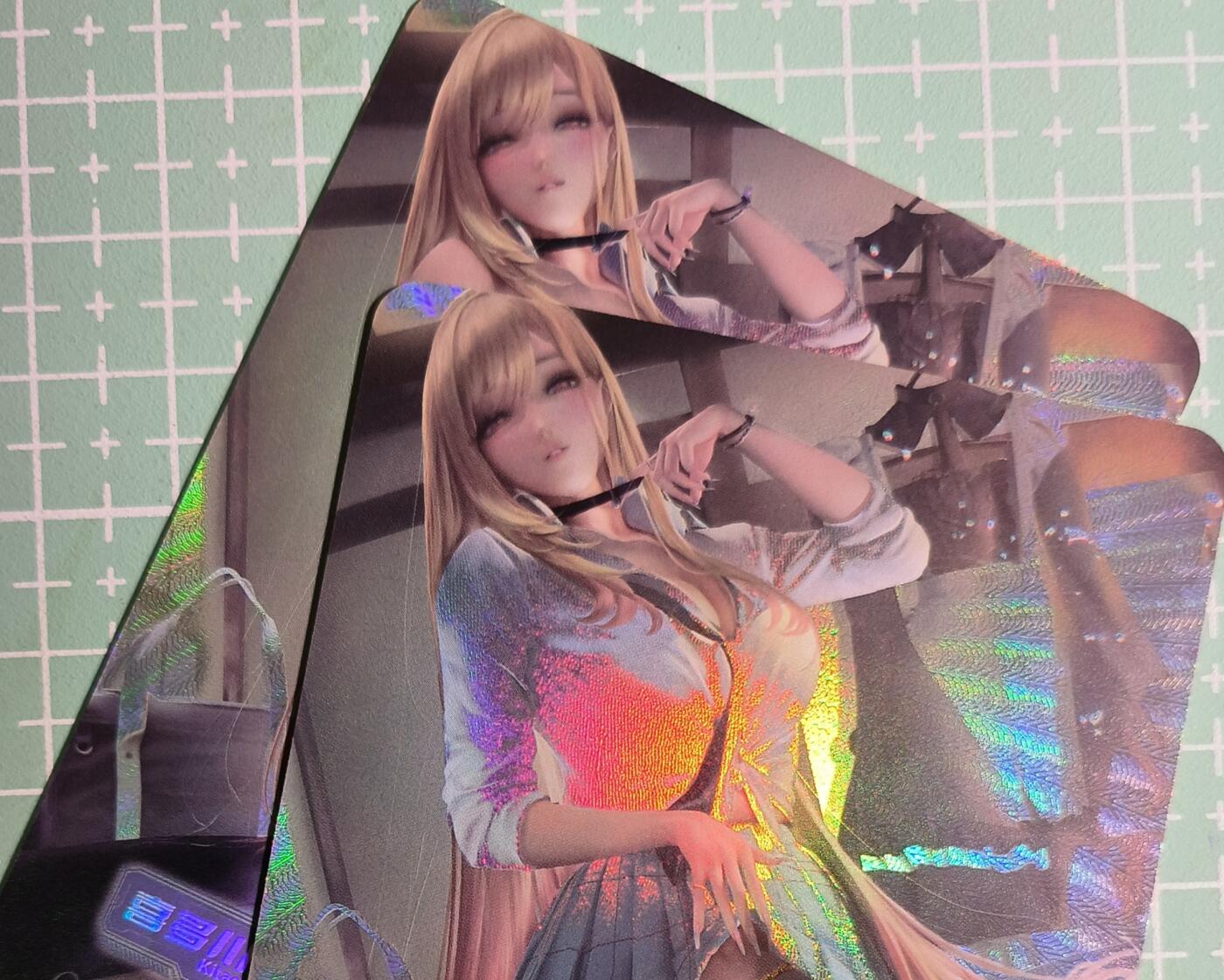 C先生卡牌 第15期 元集纪·刷子签·罐儿签·毒瘤签(持续收拍品中...) 【彩闪】冰狗卡牌《喜多川海梦》双服饰 艺术卡