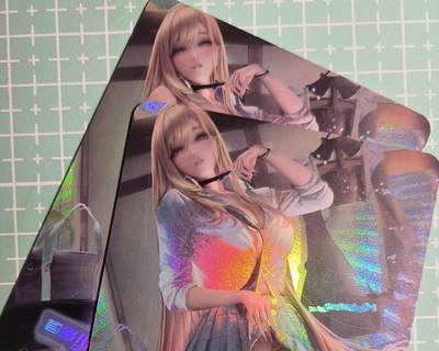 C先生卡牌 第15期 元集纪·刷子签·罐儿签·毒瘤签(持续收拍品中...) - 【彩闪】冰狗卡牌《喜多川海梦》双服饰 艺术卡