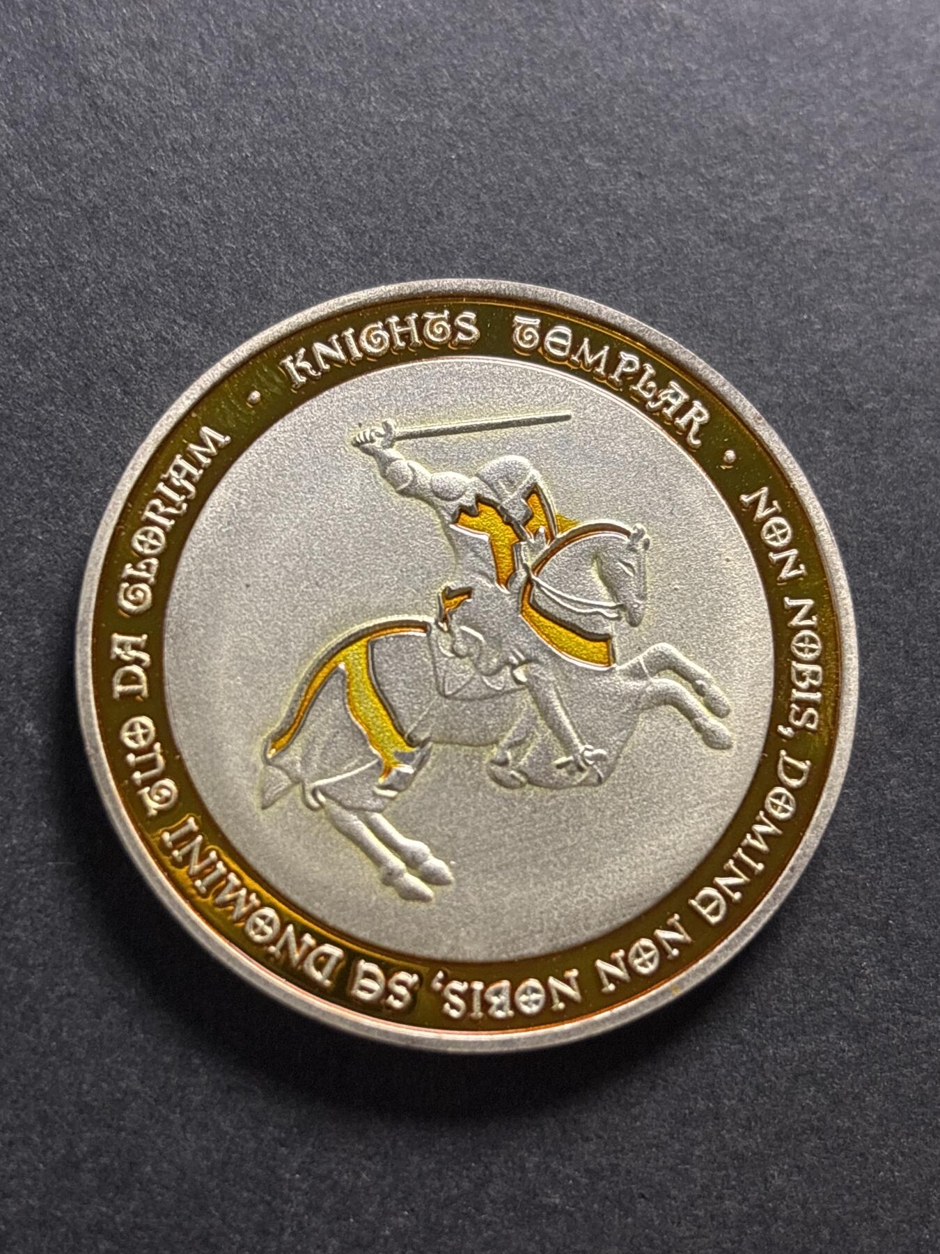 文馨钱币收藏第 278 场，银元，纸币，铜章场 长期接收代拍品 圣骑士纪念章