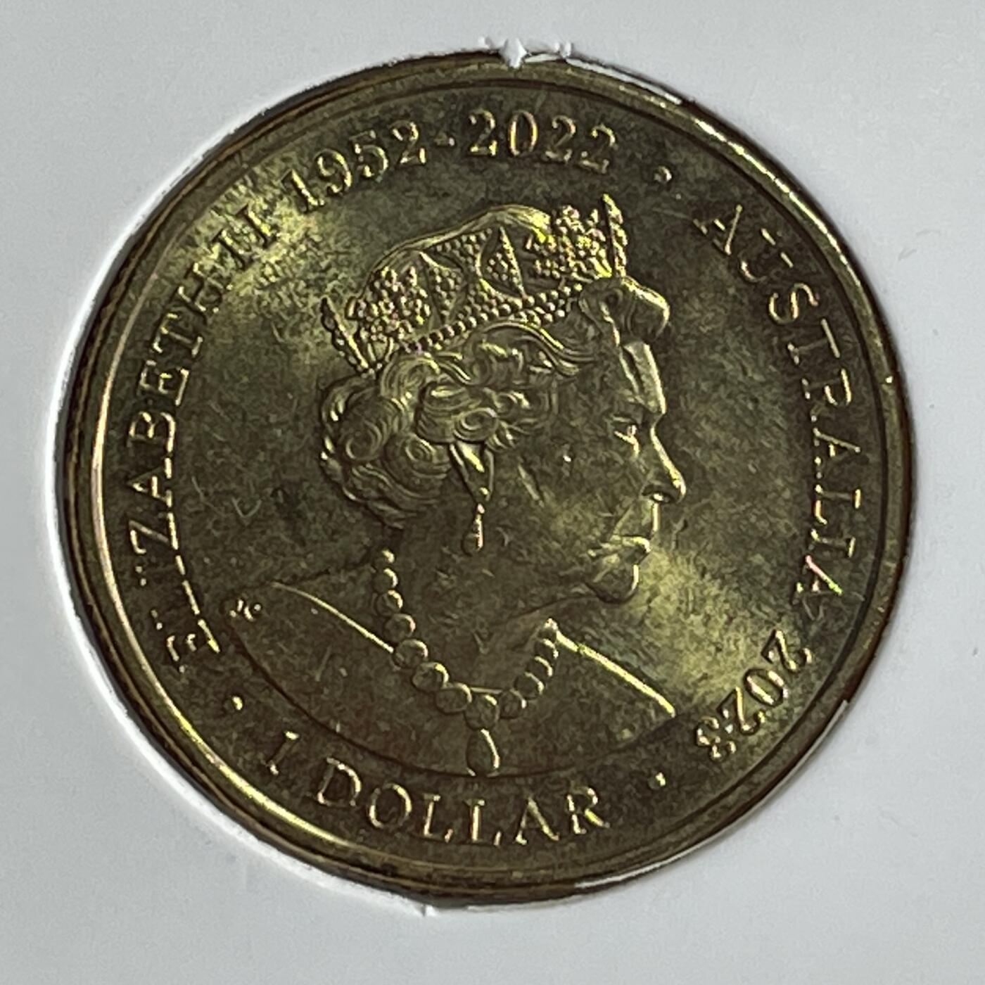 【澳大利亚硬币】限时专场 澳大利亚1 澳元女足主题纪念币一枚