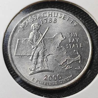 KK钱币收藏小铺  第362场  2月预留时间 周末发货 -  美国25分纪念币好品