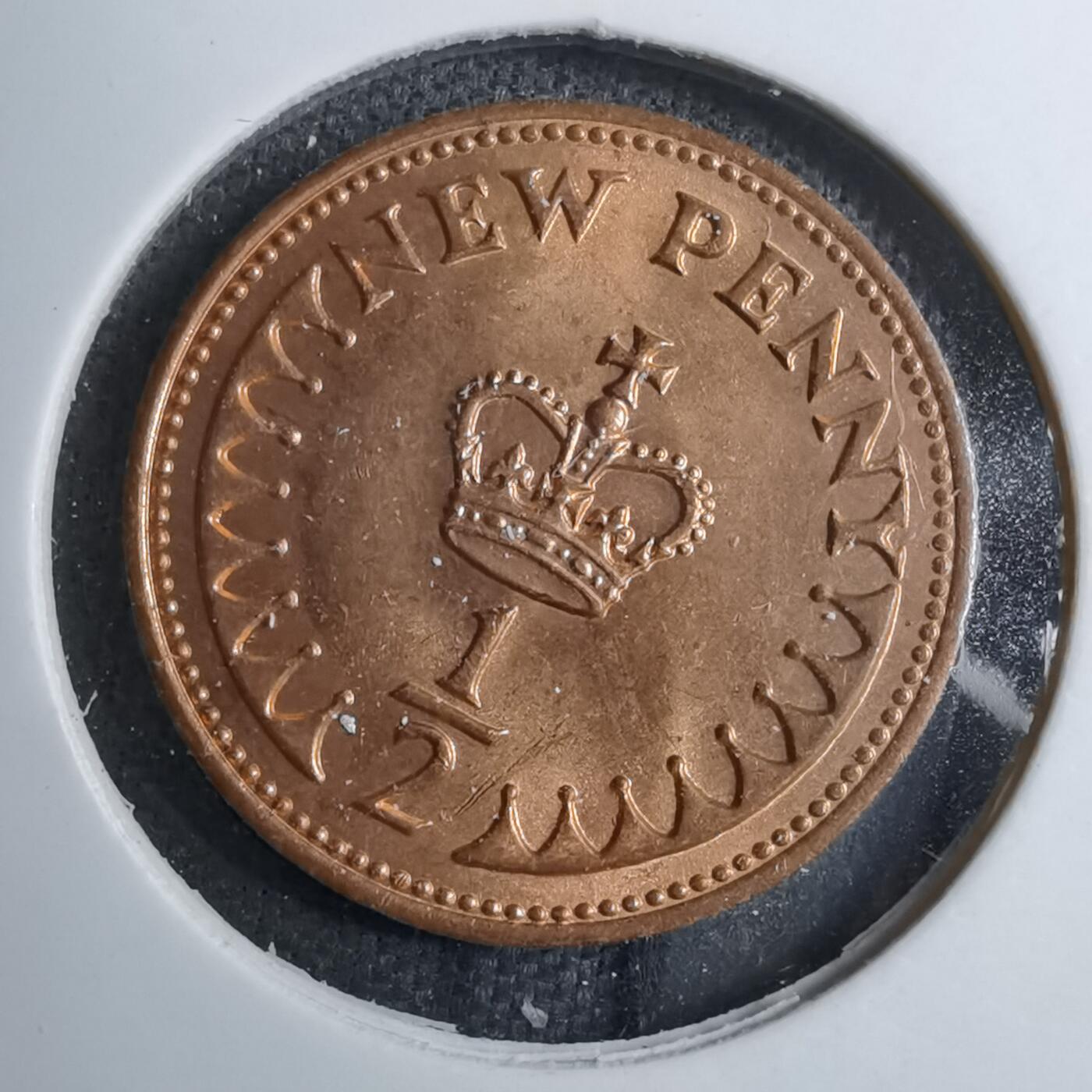 沼泽如烟--第888场 英国1981年半便士