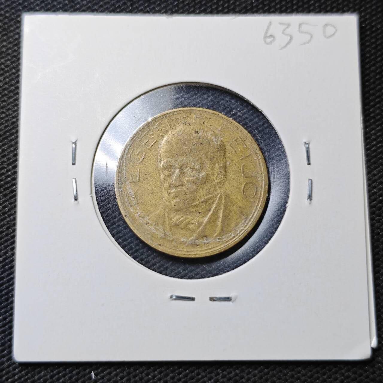 KK钱币收藏小铺  第363场  2月预留时间 周末发货  1938巴西500瑞斯铜币