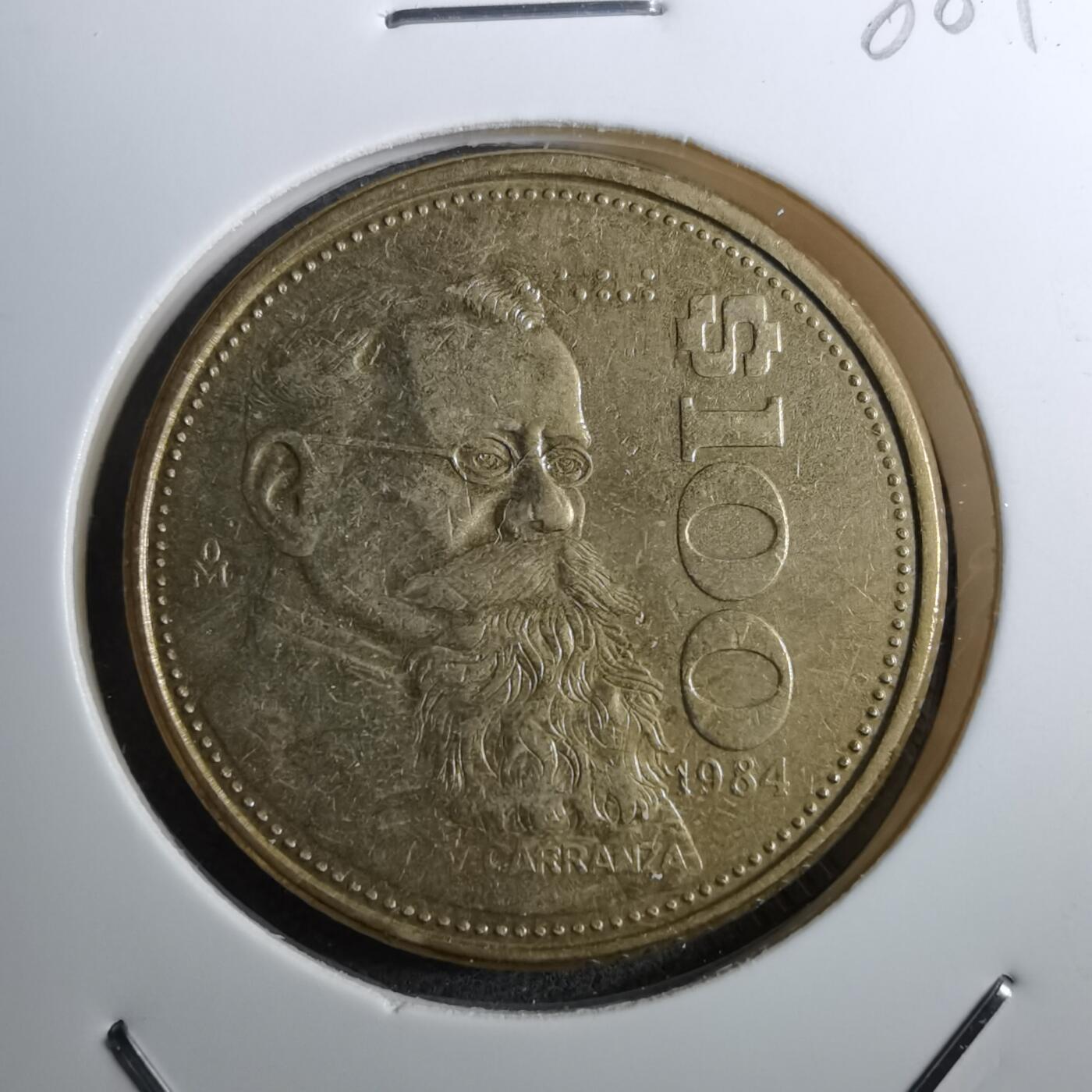 沼泽如烟--第888场 墨西哥1984年100比索