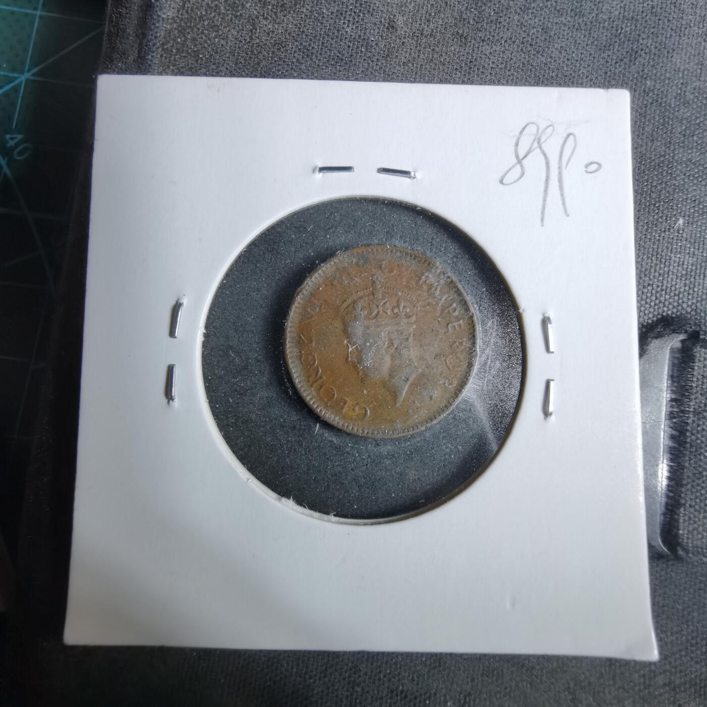 沼泽如烟--第889场 英属印度1939年十二分之一安娜