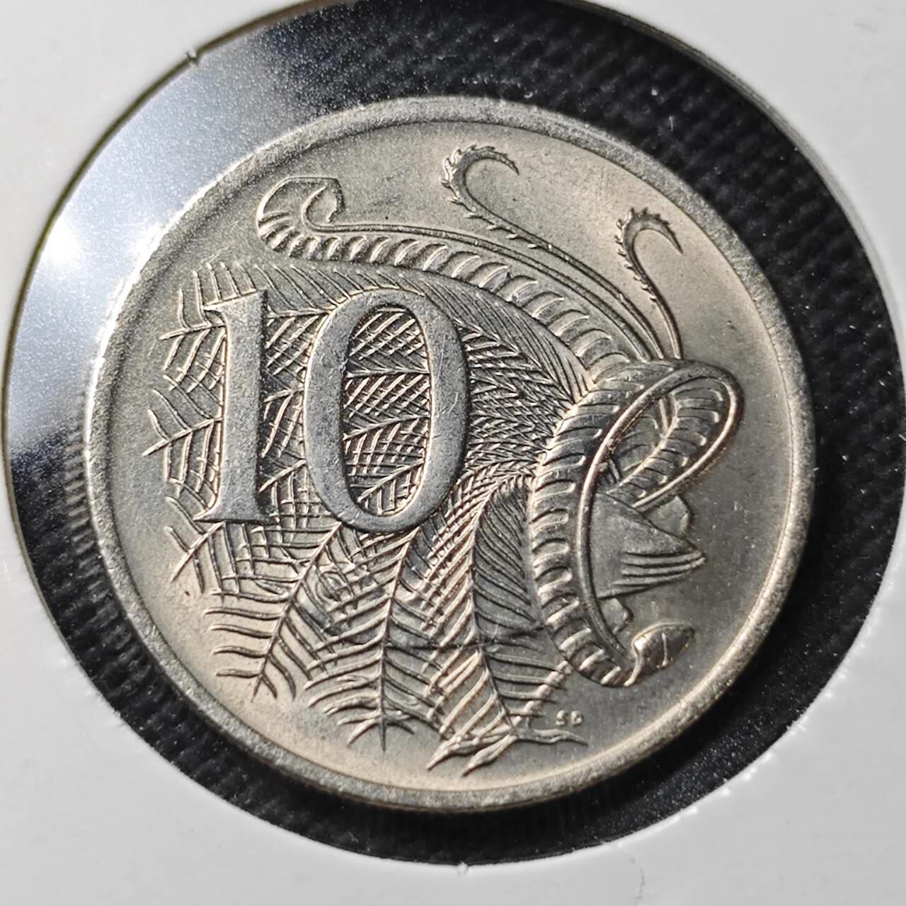 KK钱币收藏小铺  第363场  2月预留时间 周末发货  1982澳大利亚10分