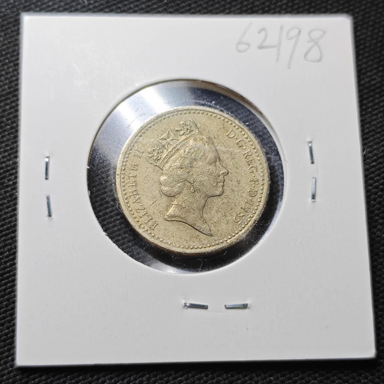 KK钱币收藏小铺  第362场  2月预留时间 周末发货  英国1镑