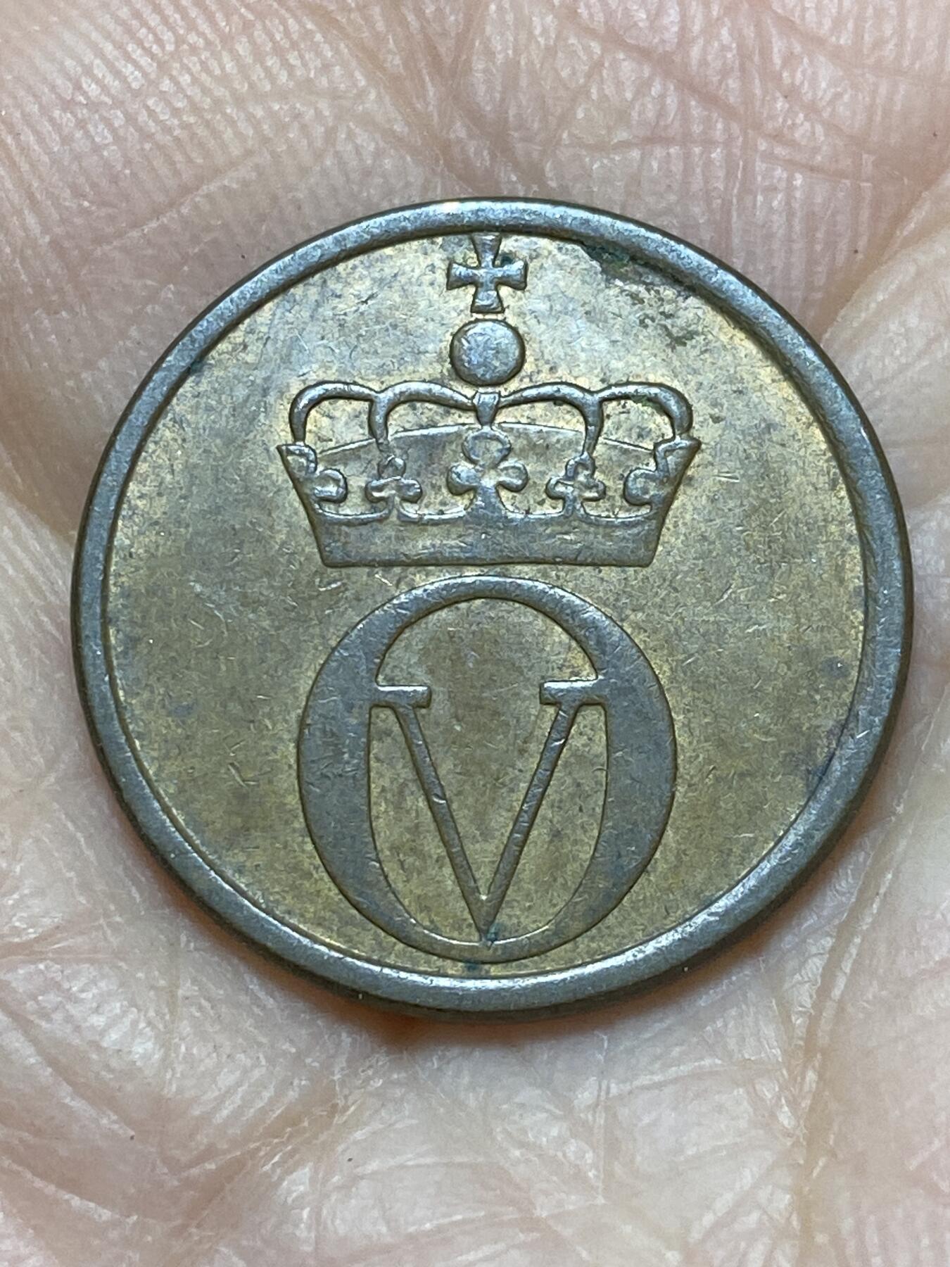 2025年第一百二十一场(总第一百四十七场）外国好品散币(免佣金) 挪威🇳🇴1960年2欧尔(奥拉夫五世第一套)