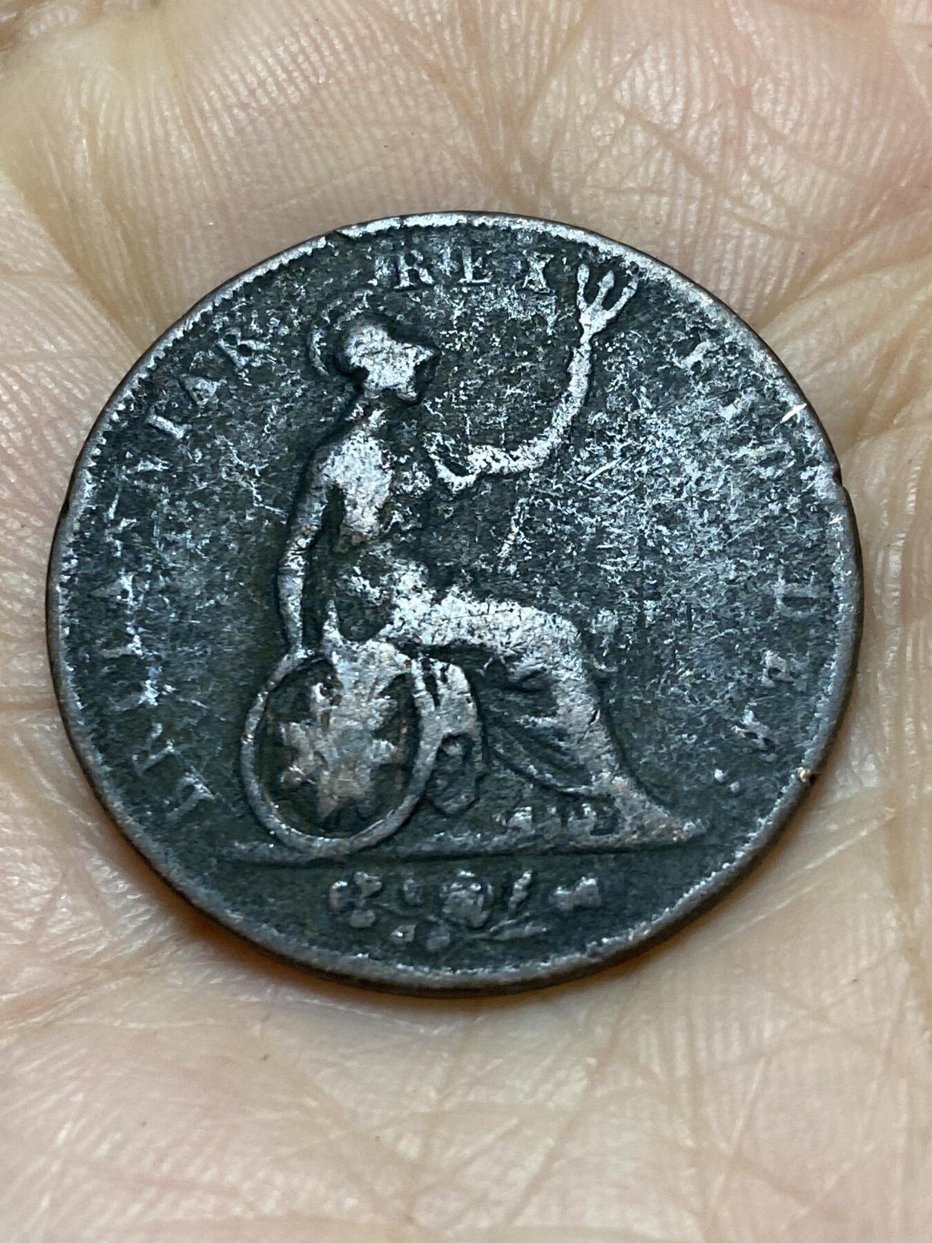 2025年第一百二十一场(总第一百四十七场）外国好品散币(免佣金) 英国🇬🇧1827年半便士(乔治四世时期)