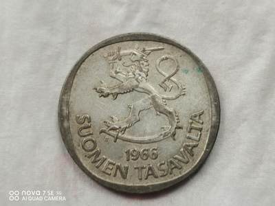 外国银币 - 66年芬兰1马克
