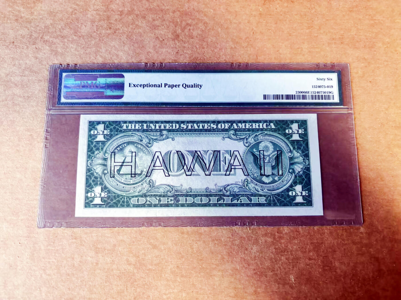 【Blue Auction】世界纸币精拍第745期——18级TOP拍卖/信誉/品质/专业/高效💫 美国 1935年1美金 夏威夷券 PMG66EPQ 老壳 