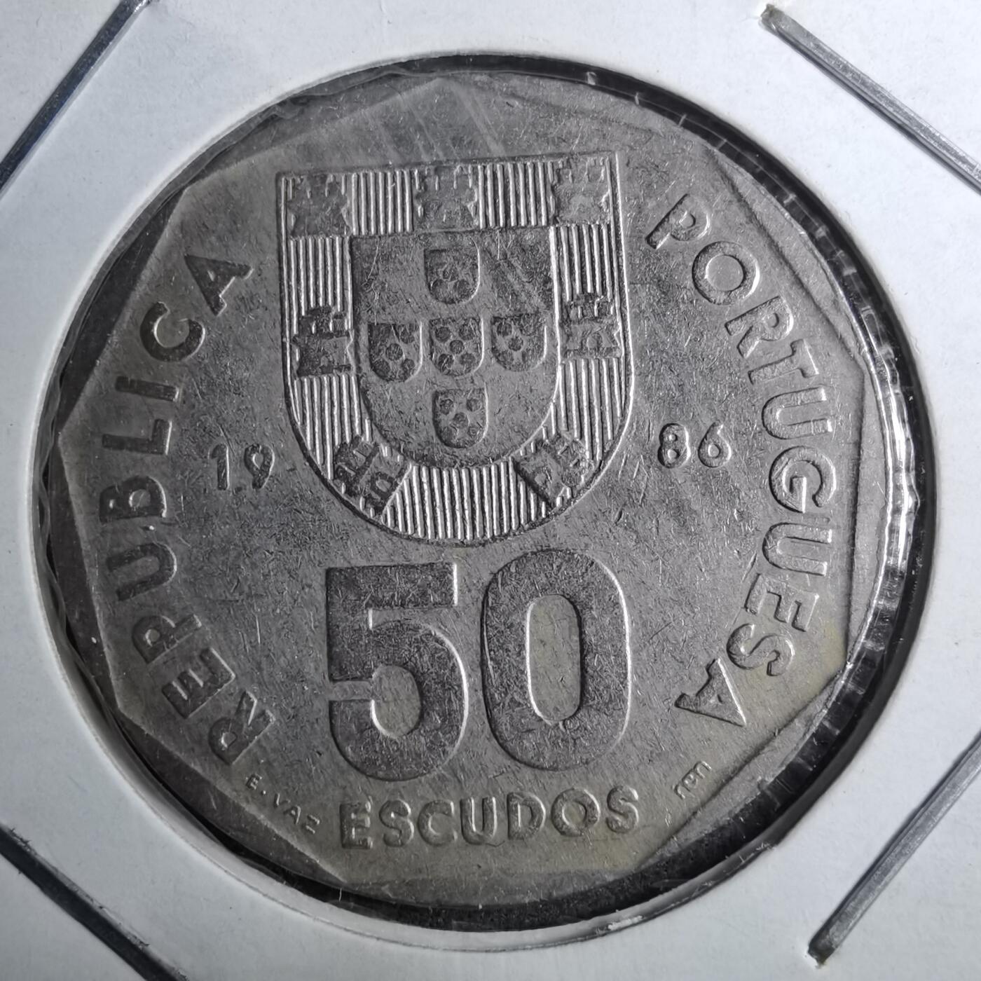 沼泽如烟--第888场 葡萄牙1986年20埃斯库多