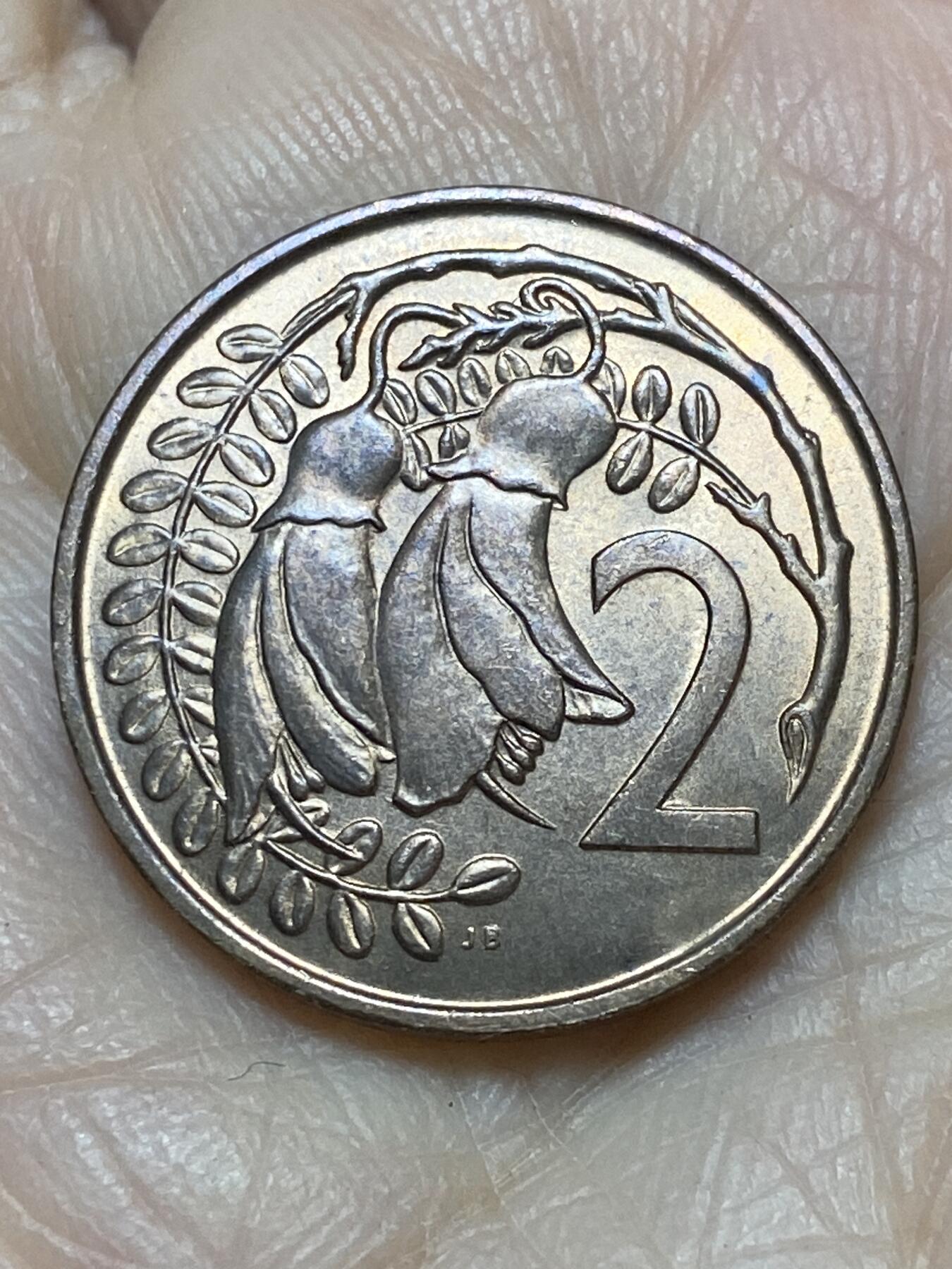 2025年第一百二十一场(总第一百四十七场）外国好品散币(免佣金) 好品–新西兰🇳🇿1967年2分(伊丽莎白二世中年花冠)