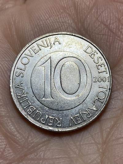 2025年第一百二十一场(总第一百四十七场）外国好品散币(免佣金) - 斯洛文尼亚🇸🇮2001年10托拉尔