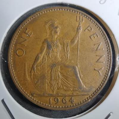 沼泽如烟--第888场 - 英国1964年1便士