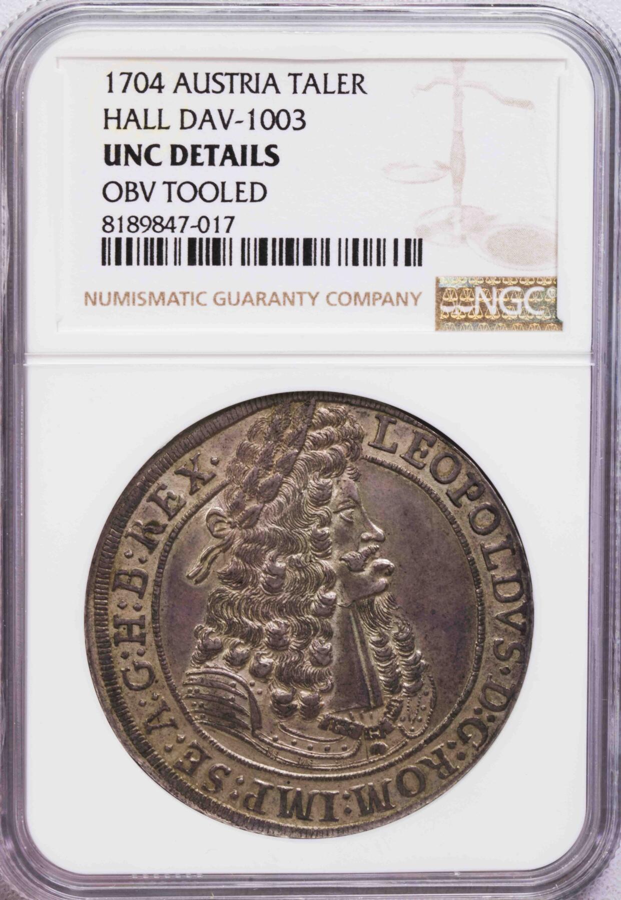 NGC-UNCD 1704神罗利奥波德猪嘴泰勒大银币