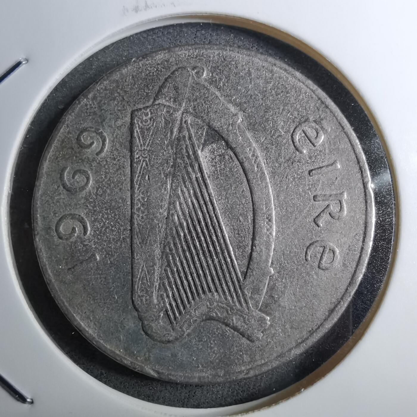 沼泽如烟--第888场 爱尔兰1969年10便士