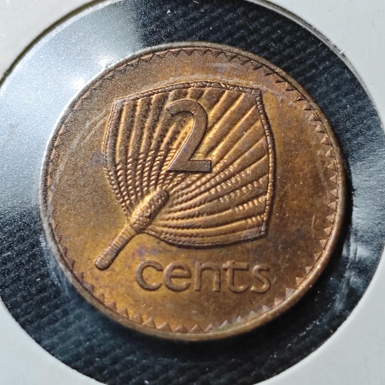 KK钱币收藏小铺  第363场  2月预留时间 周末发货  1987斐济2分