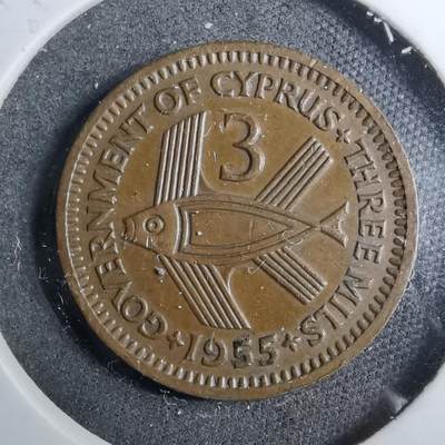 沼泽如烟--第888场 - 塞浦路斯1955年3米尔