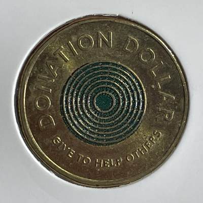 【澳大利亚硬币】限时专场 - 世界首枚用于捐赠流通币一澳元纪念币一枚