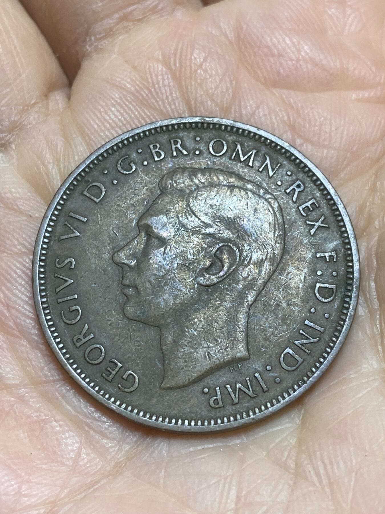 2025年第一百二十一场(总第一百四十七场）外国好品散币(免佣金) 英国🇬🇧1947年1便士(乔治六世第一版)