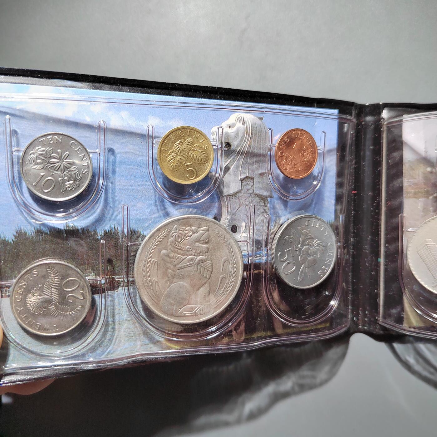 PCAI钱币4-580  各項钱币小专场 外币二套，带大狮子币