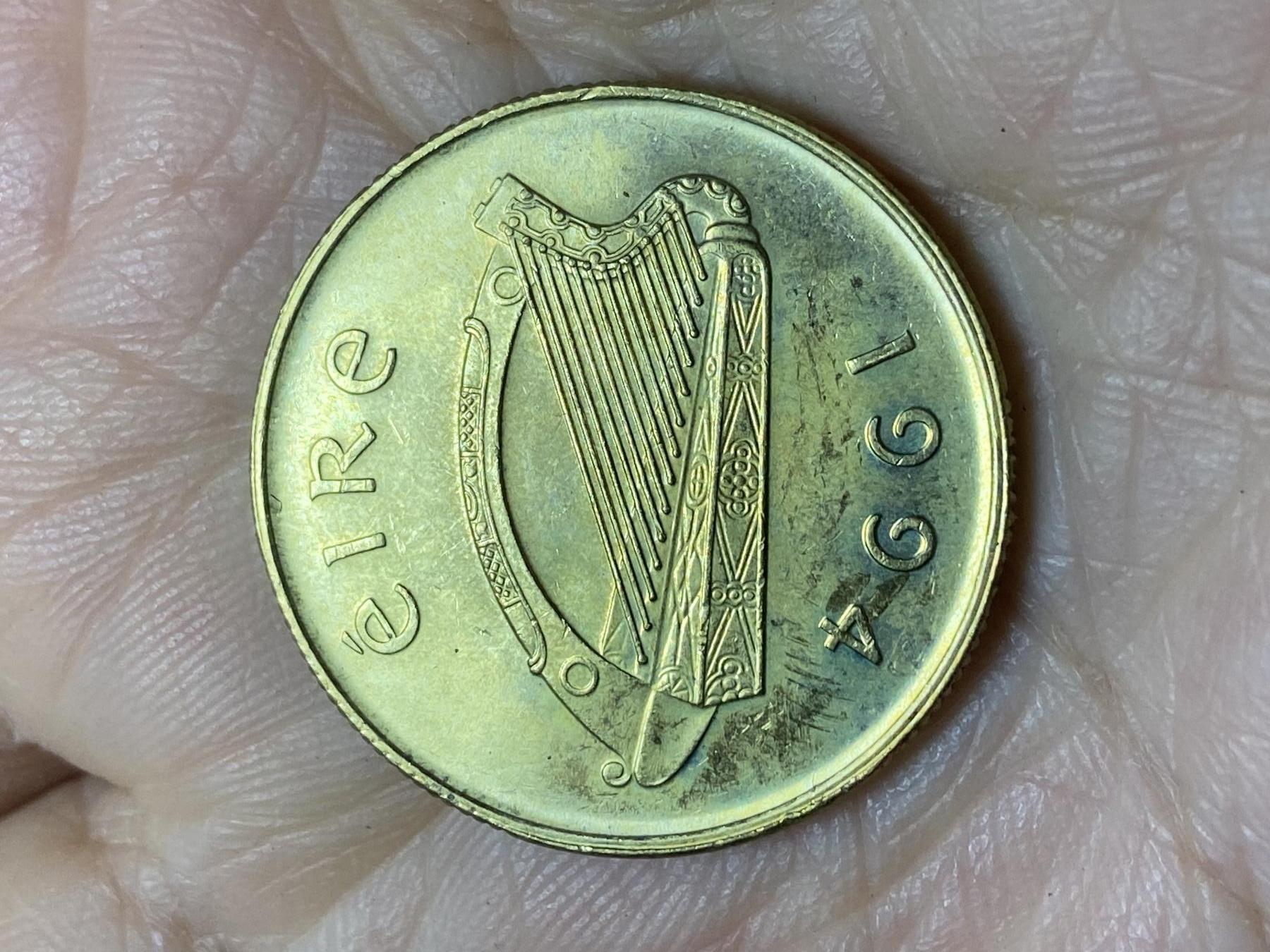 2025年第一百二十一场(总第一百四十七场）外国好品散币(免佣金) 好品–爱尔兰🇮🇪1994年20便士(共和国时期第二套)