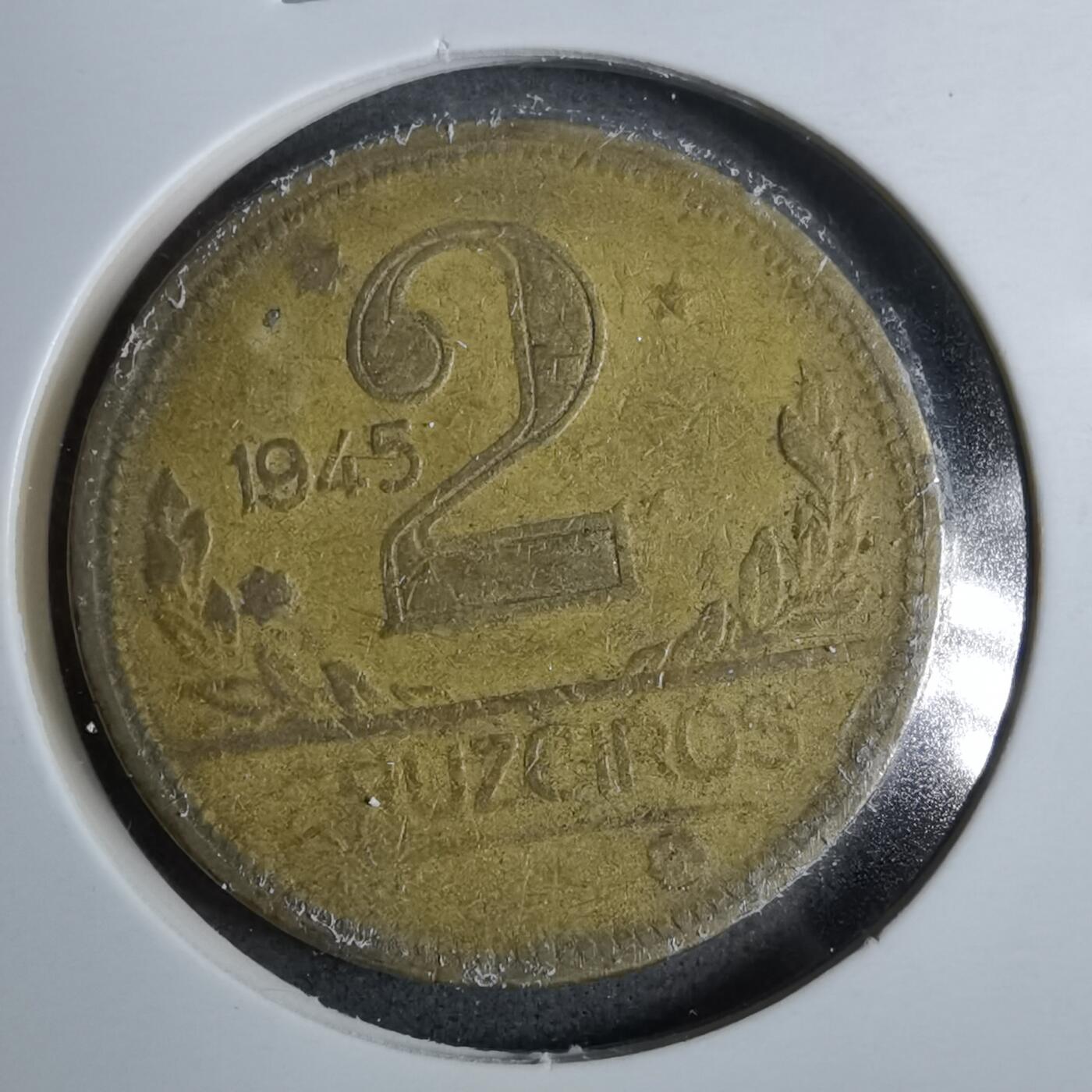 沼泽如烟--第889场 巴西1945年2克鲁塞罗