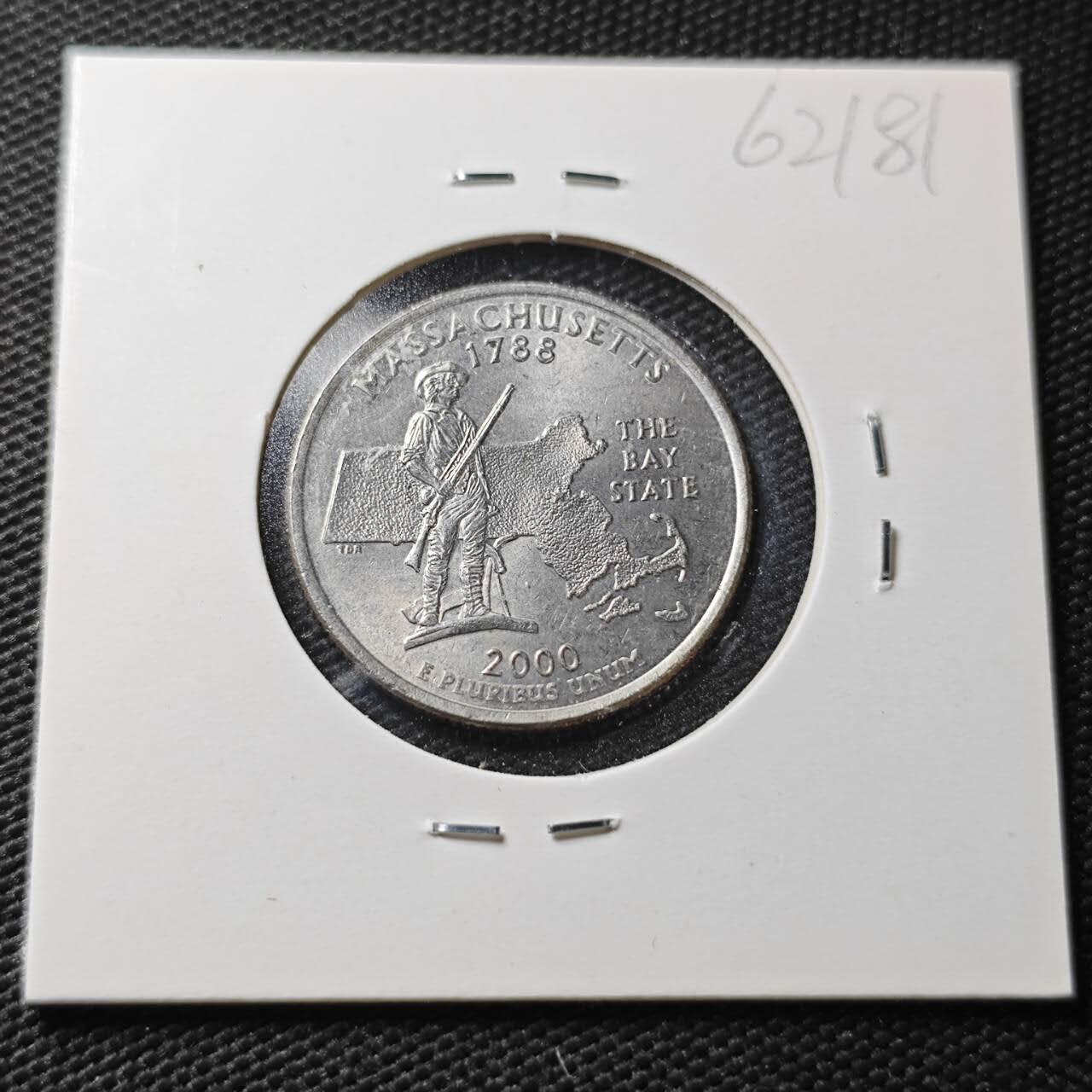 KK钱币收藏小铺  第362场  2月预留时间 周末发货  美国25分纪念币好品