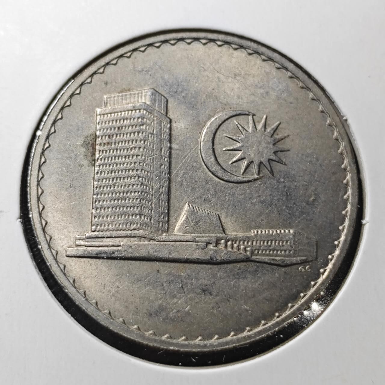 KK钱币收藏小铺  第362场  2月预留时间 周末发货  1968马来西亚50分 早期安全边