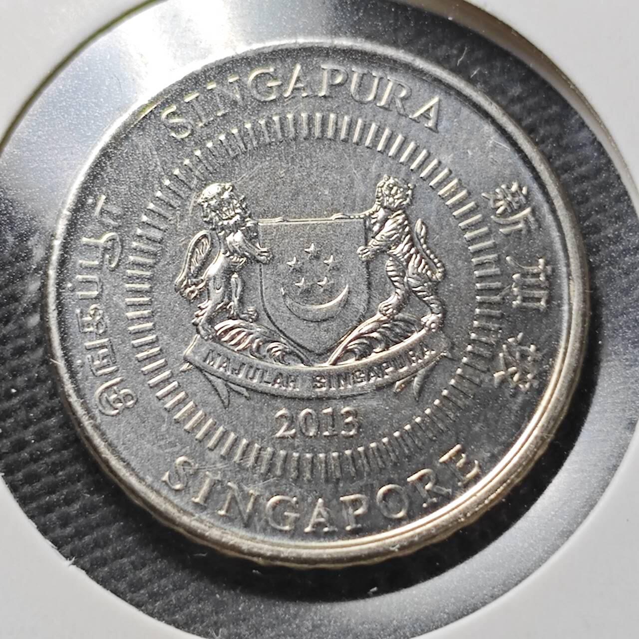 KK钱币收藏小铺  第362场  2月预留时间 周末发货  新加坡50分