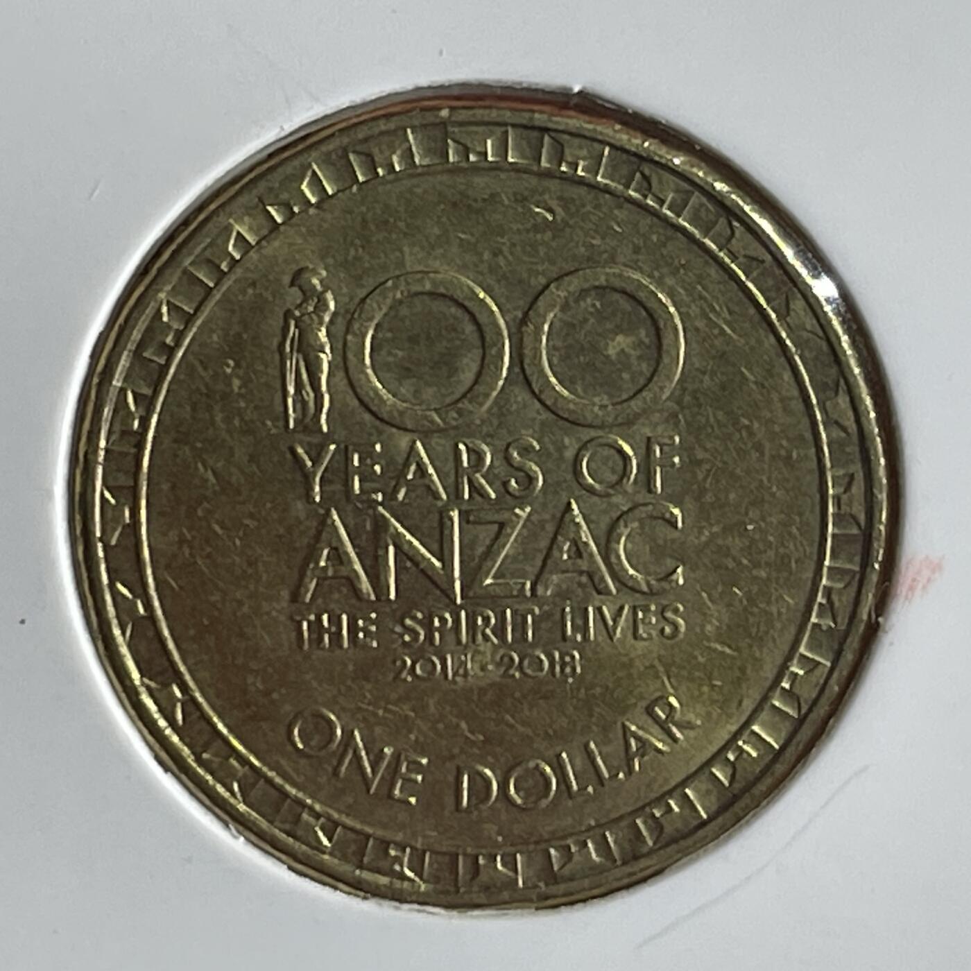 【澳大利亚硬币】限时专场 主题为“ANZAC百年纪念” 一枚